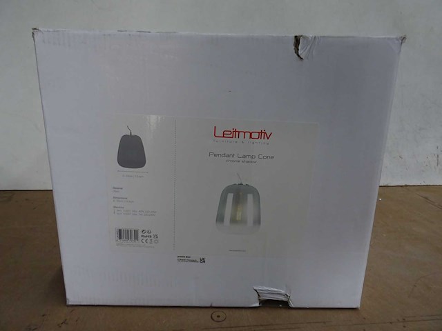 Leitmotiv - cone - hanglamp - afbeelding 2 van  2