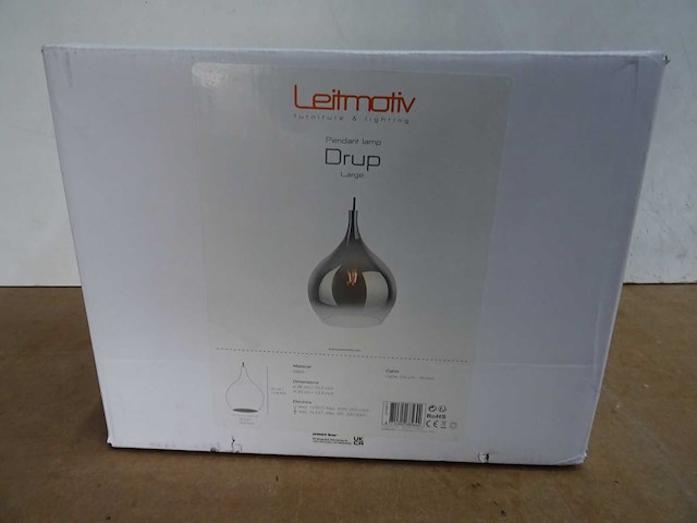 Leitmotiv - drup - hanglamp (10x) - afbeelding 2 van  2