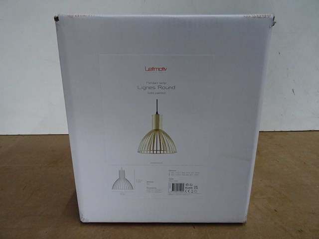 Leitmotiv - lignes round - hanglamp (2x) - afbeelding 2 van  2