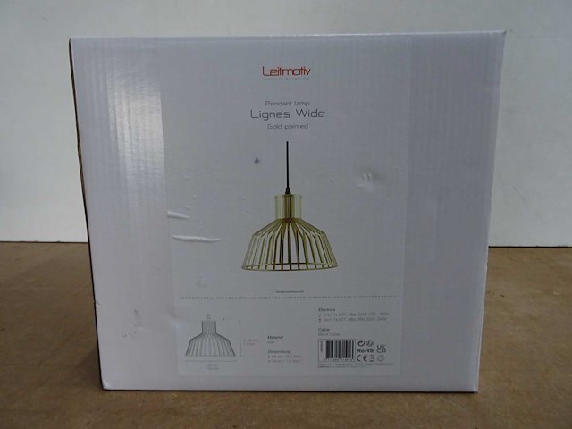 Leitmotiv - lignes wide - hanglamp (20x) - afbeelding 2 van  2