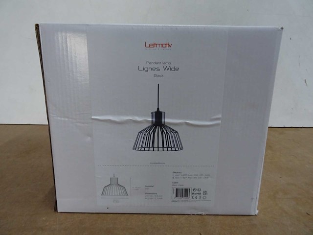 Leitmotiv - lignes wide - hanglamp (2x) - afbeelding 2 van  2