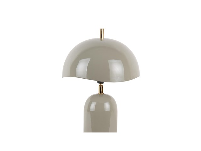 Leitmotiv tafellamp querido donkergrijs 25cm - afbeelding 2 van  4