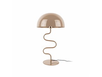 Leitmotiv tafellamp twist bruin 31x31x54cm - afbeelding 1 van  2