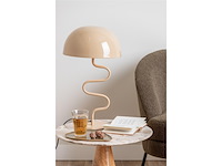 Leitmotiv tafellamp twist bruin 31x31x54cm - afbeelding 2 van  2