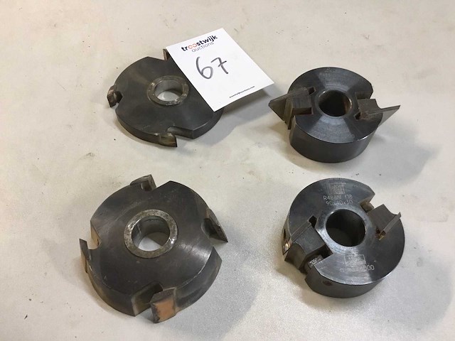 Leitz freesgereedschap (4x) - afbeelding 1 van  5
