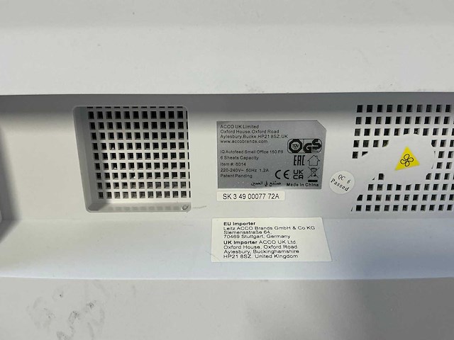 Leitz iq autofeed office 150 p5 papier shredder - afbeelding 6 van  7