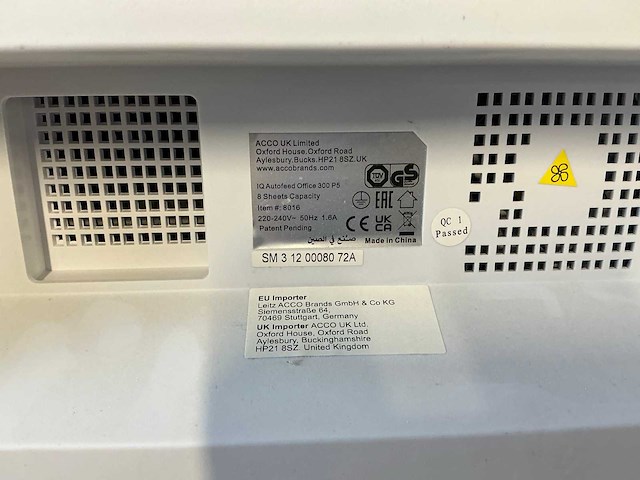 Leitz iq autofeed office 300 p5 papiervernietiger - afbeelding 5 van  8