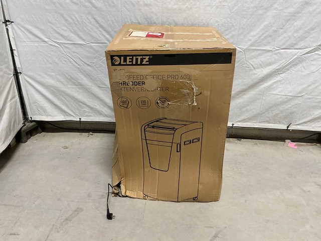 Leitz iq autofeed office pro 600 papier shredder - afbeelding 4 van  10