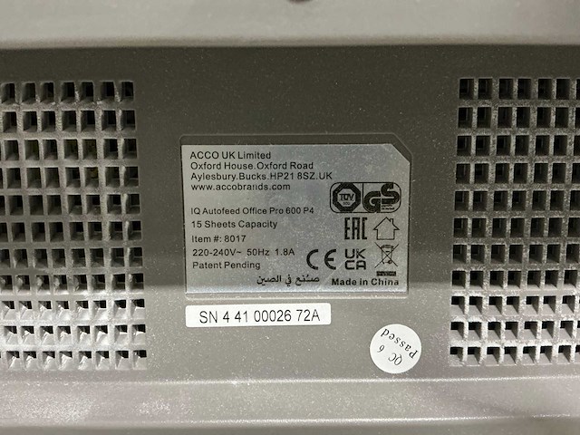 Leitz iq autofeed office pro 600 papier shredder - afbeelding 10 van  10