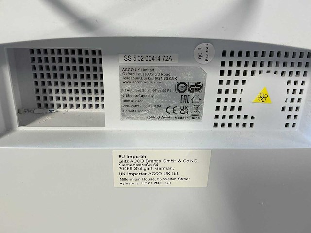 Leitz iq autofeed small office 50p4 papier shredder - afbeelding 7 van  8