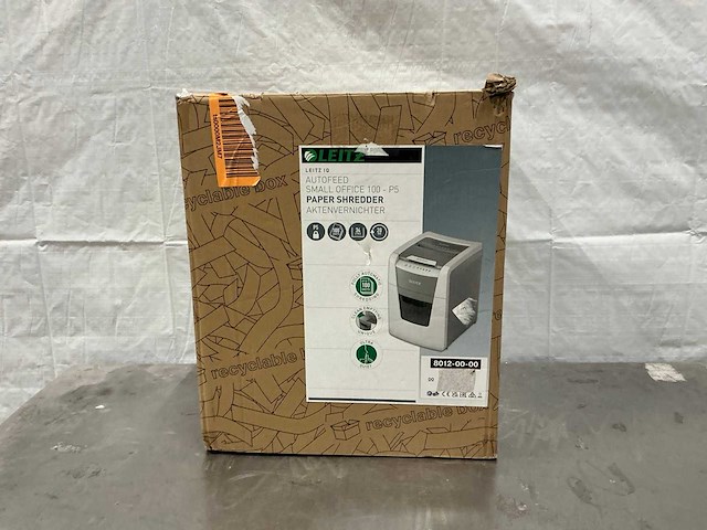 Leitz iq autoreed small office 100 p5 papier shredder - afbeelding 2 van  9