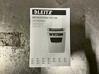 Leitz iq home office s p4 papierversnipperaar - afbeelding 8 van  8