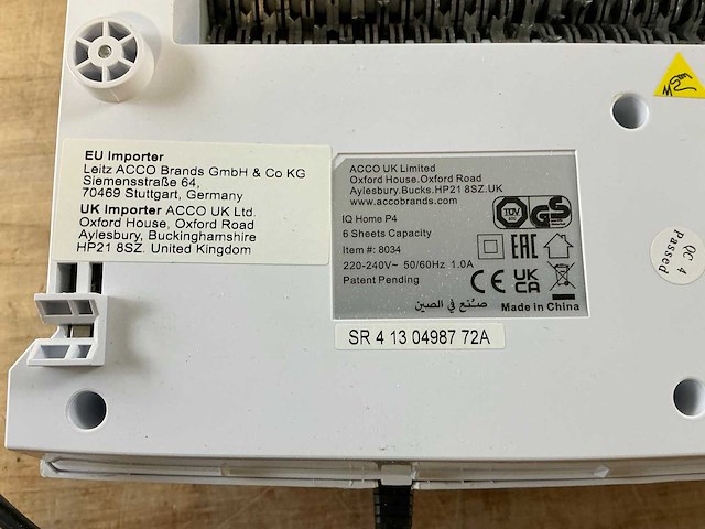 Leitz iq home p4 papier versnipperaar - afbeelding 5 van  5