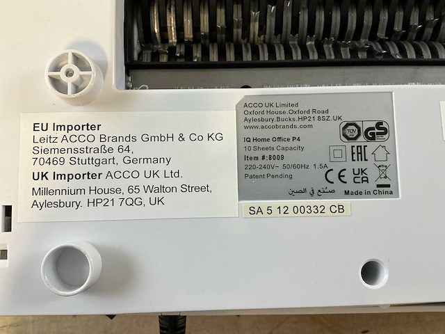 Leitz iq home p4 papier versnipperaar - afbeelding 5 van  5