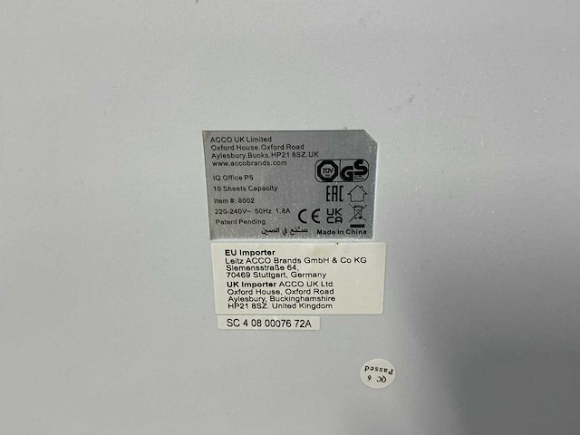 Leitz iq office p5 overige printers en copiers - afbeelding 5 van  6
