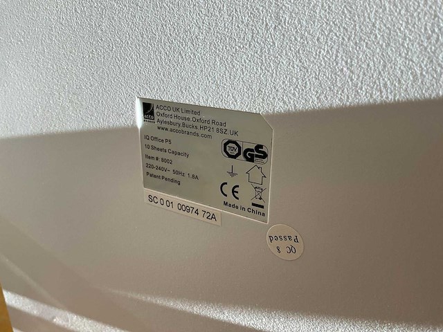 Leitz iq office p5 papiervernietiger - afbeelding 4 van  4