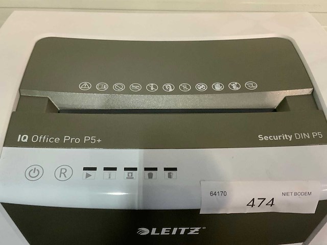 Leitz iq office pro p5+ papier shredder - afbeelding 4 van  9