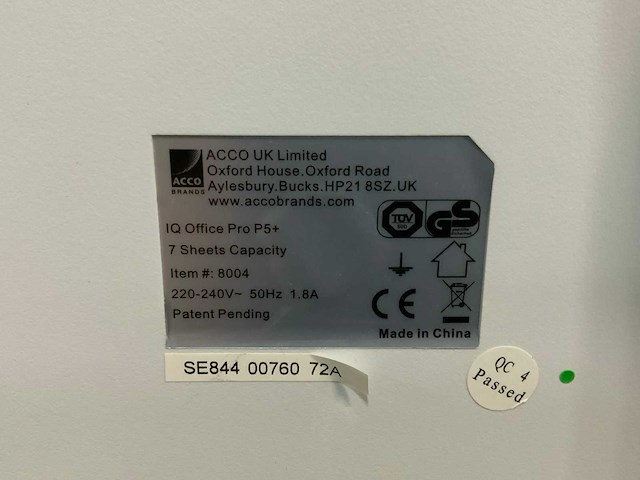 Leitz iq office pro p5+ papier shredder - afbeelding 8 van  9