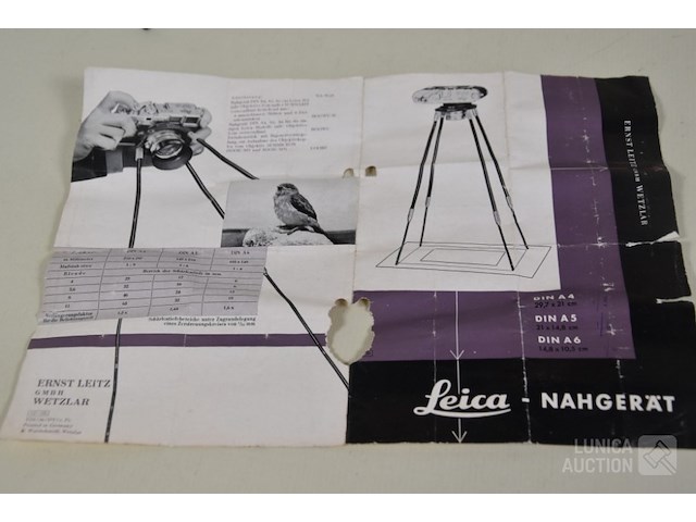 Leitz leica statief close-up - afbeelding 6 van  9