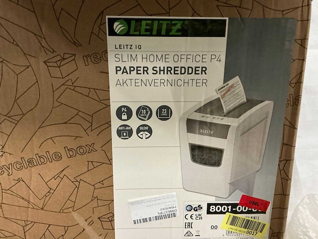 Leitz papier shredders (2x) - afbeelding 4 van  5