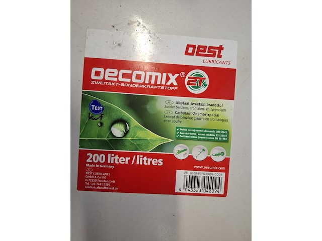 Lekbak 220ltr met diverse vloeistoffen - afbeelding 3 van  6