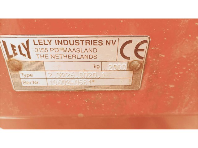 Lely centerliner 2000se kunstmest strooier - afbeelding 9 van  17