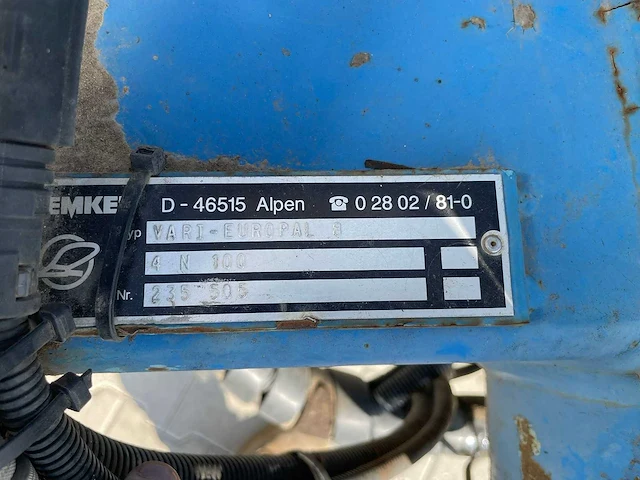 Lemken - vari europal 8 4n - ploeg - afbeelding 17 van  23