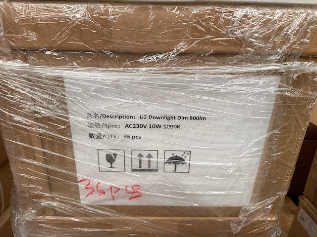 Lemnis lighting d3 downlight 10w 5000k dimbaar (36x) - afbeelding 8 van  8