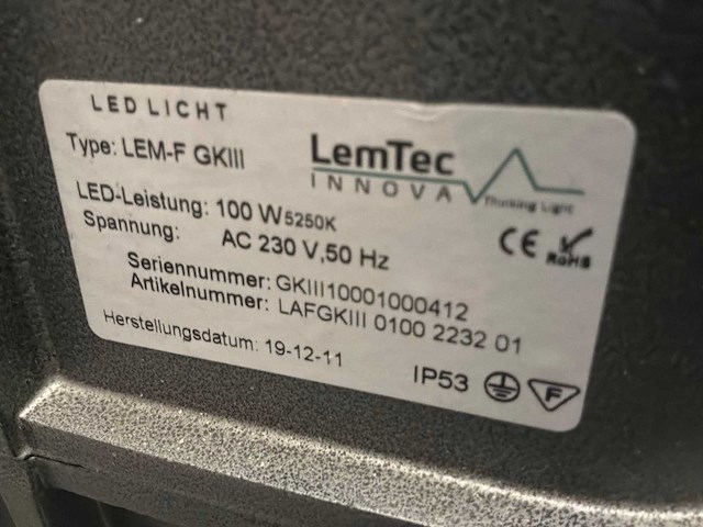 Lemtec lem-f gkiii led hanglamp (4x) - afbeelding 6 van  6