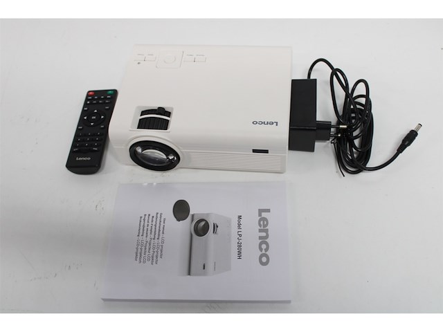 Lenco beamer lpj280wh full hd 1080p wit - afbeelding 5 van  5