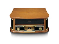 Lenco classic phono retro platenspeler hout - afbeelding 3 van  5