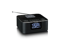 Lenco cr650 dab+ wekkerradio, met dab+ en fm, 20 voorkeuzezenders zwart - afbeelding 2 van  4