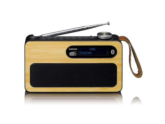 Lenco dab+/fm radio bluetooth zwart - afbeelding 1 van  4