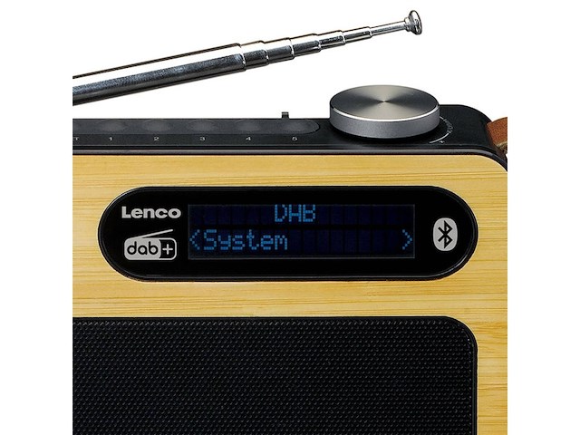 Lenco dab+/fm radio bluetooth zwart - afbeelding 3 van  4