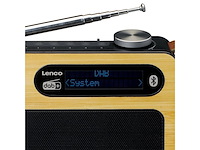 Lenco dab+/fm radio bluetooth zwart - afbeelding 3 van  4