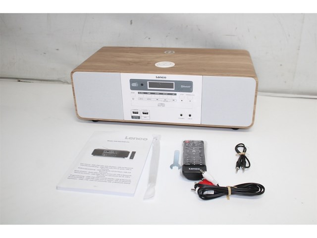 Lenco dar251wdwh stereo dab+/fm radio - afbeelding 2 van  2
