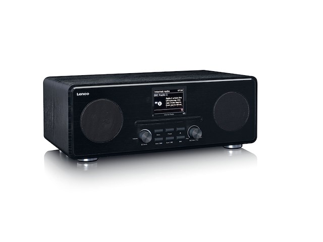 Lenco dir-260bk internet radio met dab+ en bluetooth zwart - afbeelding 3 van  4