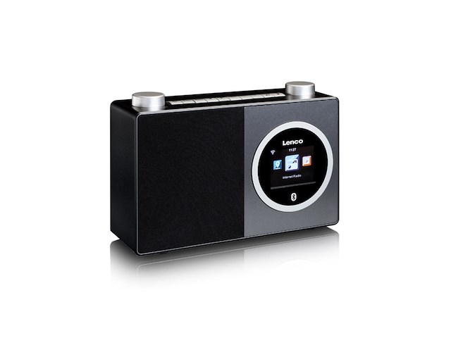 Lenco dir-70bk internet radio met kleurendisplay en bluetooth zwart - afbeelding 3 van  4