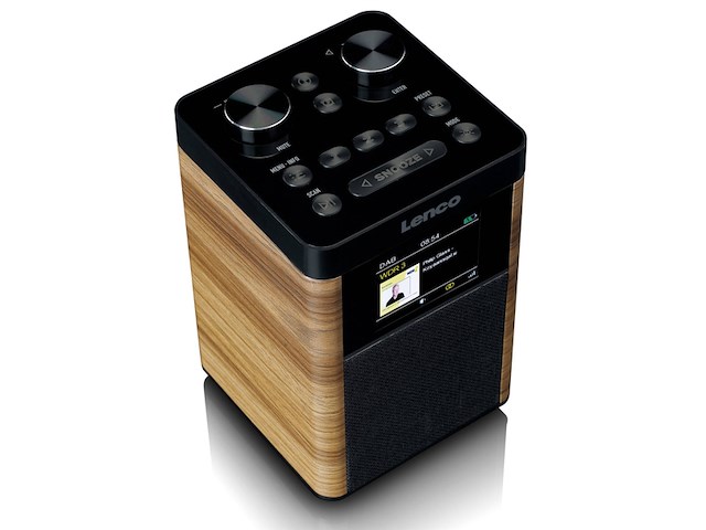 Lenco draagbare dab fm radio bluetooth 10w speaker zwart - afbeelding 2 van  4