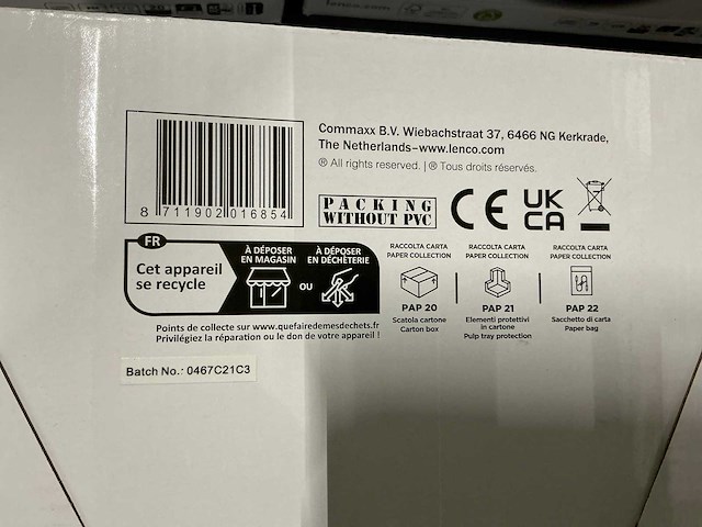 Lenco draagbare radio cd speler scd-24 (4x) - afbeelding 2 van  3