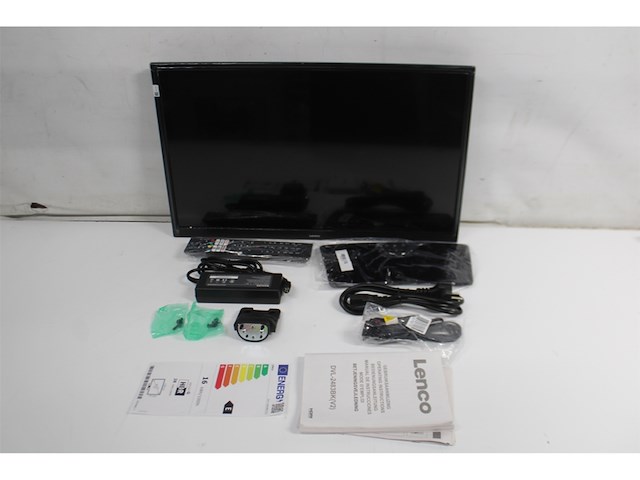 Lenco dvl2483bk smart tv met ingebouwde dvd speler en 12v auto adapter zwart - afbeelding 4 van  4