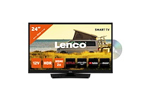 Lenco dvl2483bk (v2) 24 smart tv met ingebouwde dvd speler zwart - afbeelding 1 van  5