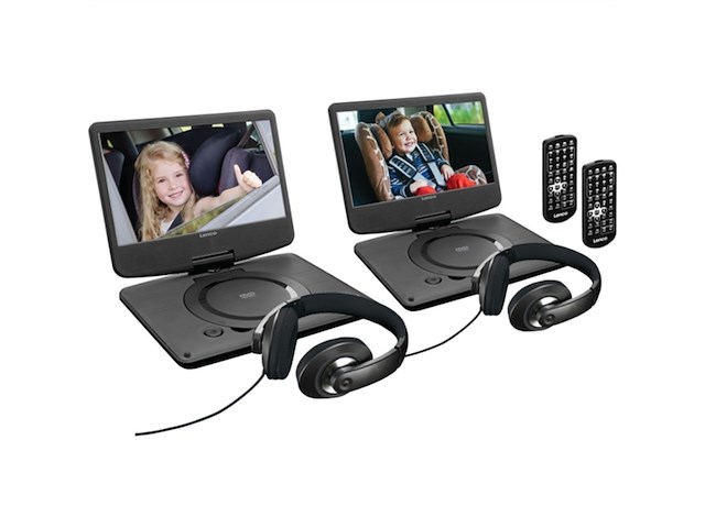 Lenco dvp-939 set van 2 9" portable dvd-spelers - afbeelding 2 van  5