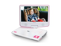 Lenco dvp910 dvdspeler met usb 9 inch dvd player zwart, roze - afbeelding 2 van  5