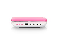 Lenco dvp910 dvdspeler met usb 9 inch dvd player zwart, roze - afbeelding 3 van  5