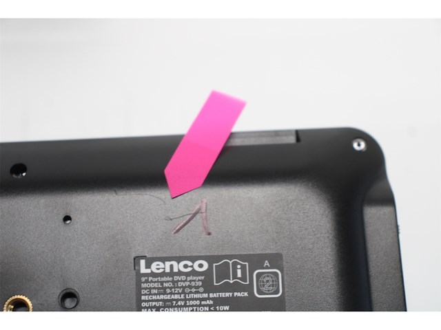 Lenco dvp939 draagbare dvd/blurayspeler zwart - afbeelding 7 van  7