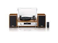 Lenco hifi stereo set met platenspeler hout - afbeelding 1 van  6