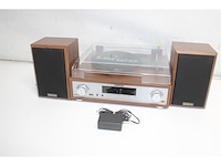Lenco hifi stereo set met platenspeler hout - afbeelding 5 van  6