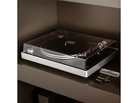 Lenco l 455bk platenspeler zichtbare riemaandrijving ortofon 2m red cartridge zwart - afbeelding 4 van  4