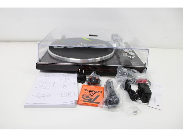 Lenco lbt-188 slanke draaitafel met usb-poort walnut - afbeelding 3 van  4